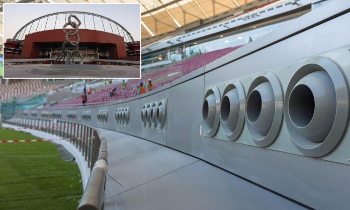7 out of 8 stadium venues in Qatar are air-conditioned