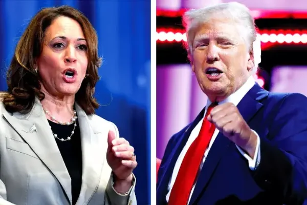 Donald Trump and Kamala Harris's