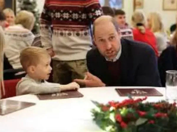 Prince William's Christmas arrangements.