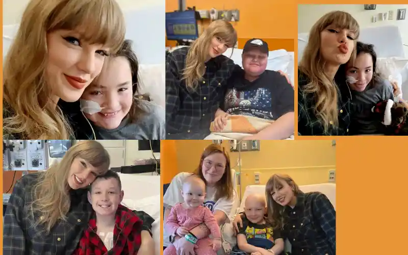 Taylor Swift meets kids at Children’s Mercy