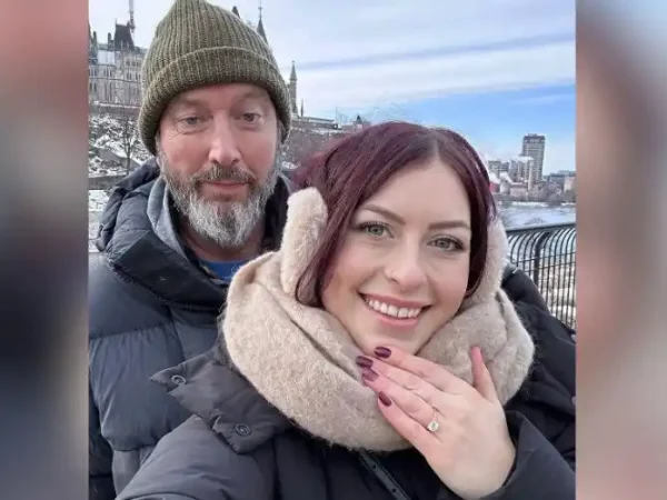 Tom Green and his girlfriend